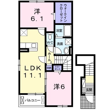 アルナージュの物件間取画像